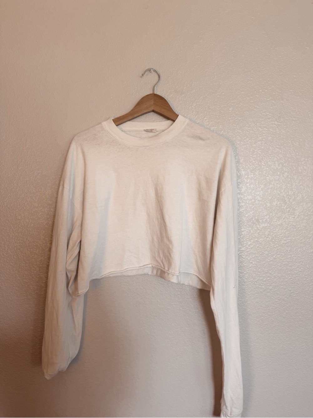 brandy cropped long sleeve
